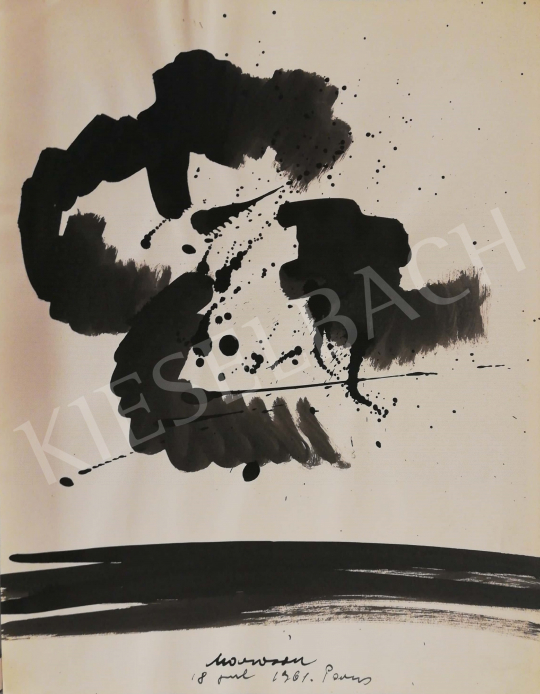 Marosán, Gyula - Penmanship III., 1961 painting