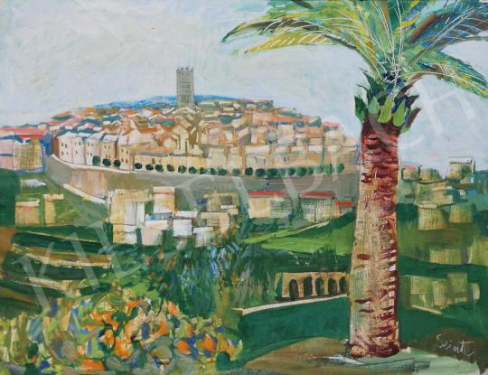  Szinte, Gábor - Sunlit Mediterranean Town painting