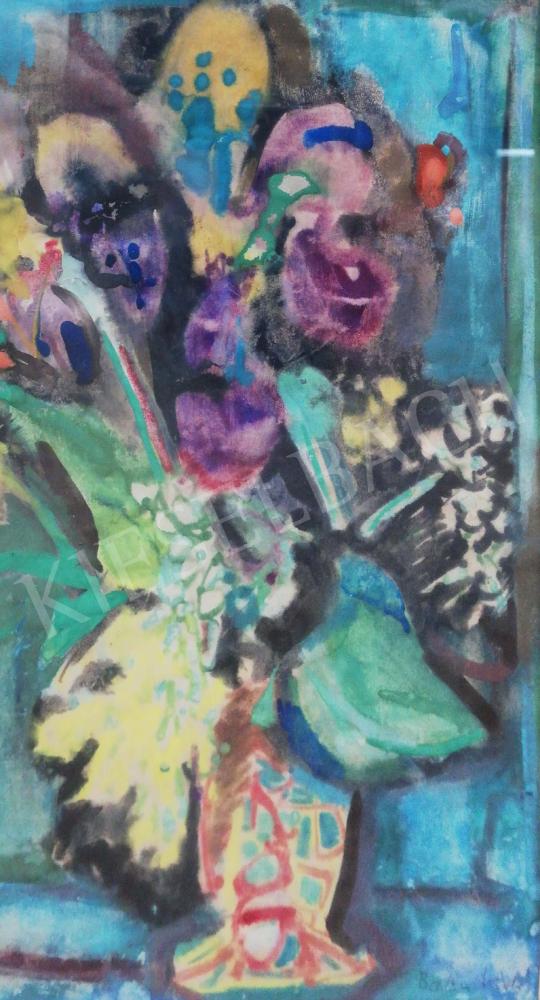 For sale Bartha, László - Flower Still-Life with Colorful Flowers 's painting