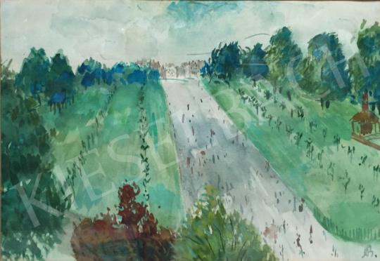  Bernáth Aurél - Tavasz (Hyde Park) festménye