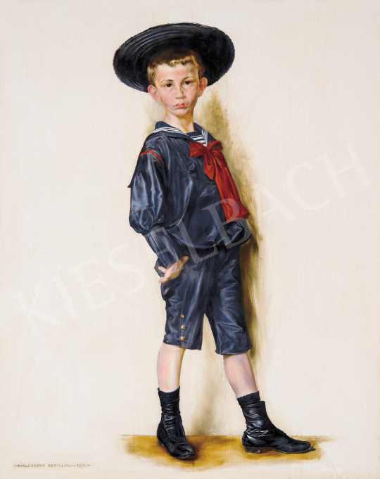  Karlovszky, Bertalan - Boy, 1901 painting