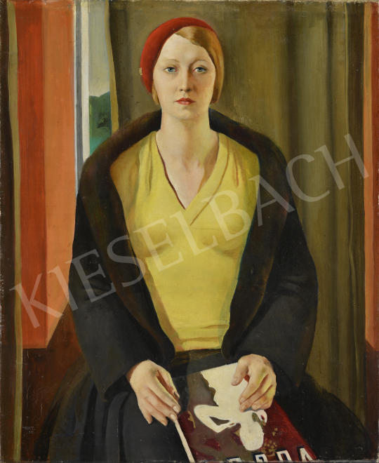  Heintz, Henrik - Woman With Vogue, 1932 painting