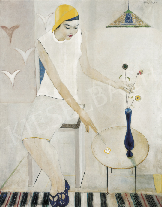  Félegyházi, László - Seated Woman, 1931 painting