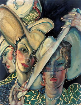  Batthyány, Gyula - Women with Hats, 1930s 