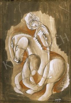 Kádár, Béla - Girl on Horseback with a Shield | 14th Auction auction / 6 Lot
