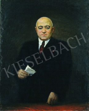  Pór, Bertalan - Portrait of Mátyás Rákosi, 1952 painting