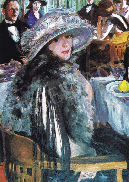  Perlmutter, Izsák - In the Bar, 1926 painting