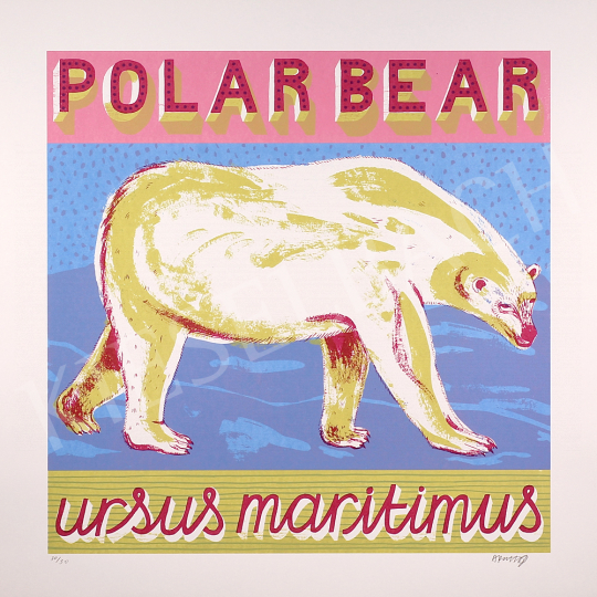  Alice Pattullo - Polar Bear festménye