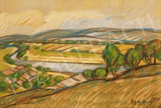 Egry, József - Riverside Landscape | 14th Auction auction / 14 Lot