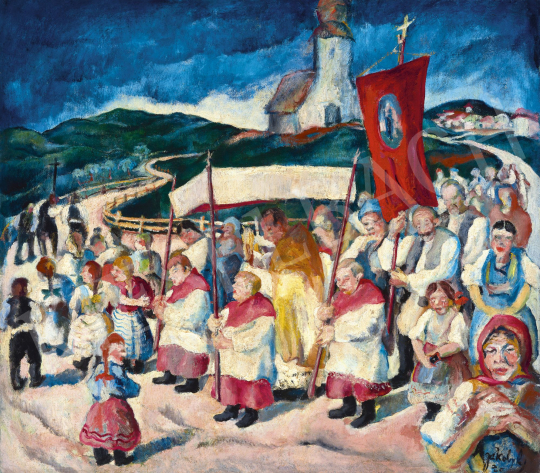  Jakoby, Gyula - Procession, 1930 | 60th Winter Auction auction / 29 Lot