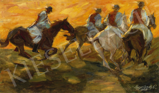  Kieselbach, Géza - Riders (Horsemen), 1929 | 60th Winter Auction auction / 37 Lot