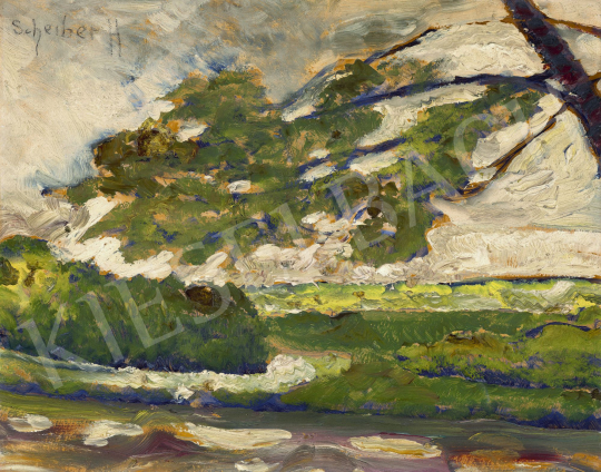  Scheiber, Hugó - Park Scene with Windy Trees, late 1910s | 60th Winter Auction auction / 66 Lot