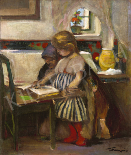 Tornyai, János - Learning about the Letters, c. 1904 