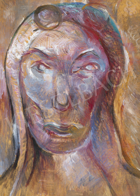  Tóth, Menyhért - Face | 60th Winter Auction auction / 88 Lot