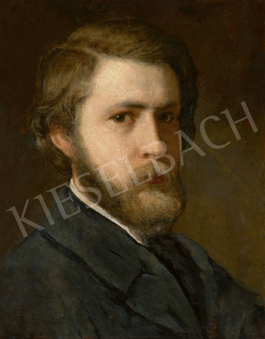  Lotz, Károly - Young Self-Portrait, early 1860s | 60th Winter Auction auction / 99 Lot