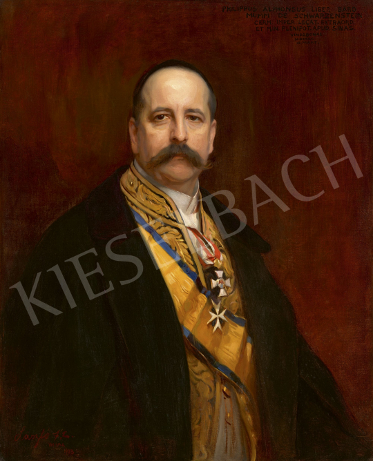  László, Fülöp - Portrait of Alfons Mumm von Schwarzenstein, 1903 | 60th Winter Auction auction / 100 Lot