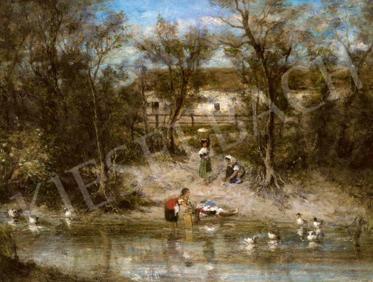 Bruck, Lajos - By the Brook, 1874 | 60th Winter Auction auction / 103 Lot