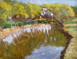 Fényes, Adolf - Reflections (Szolnok), c. 1902 