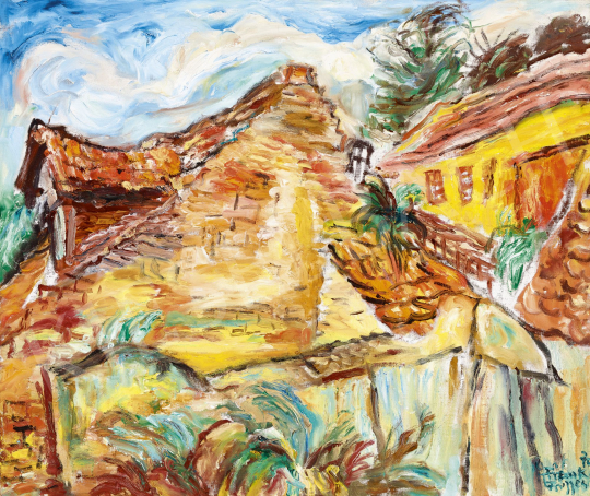  Frank, Frigyes - Old Houses, 1970 | 60th Winter Auction auction / 131 Lot