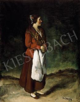  Rudnay, Gyula - Woman in White Apron 