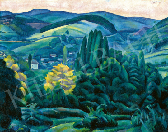  Gábor, Jenő - Landscape near Pécs, 1920 | 60th Winter Auction auction / 157 Lot