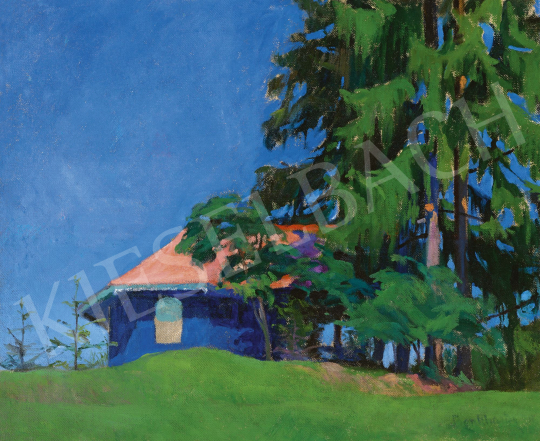  Benkhard Ágost - Kék ég (Nagybányai táj, 1911 | 60. Téli Aukció aukció / 159 tétel