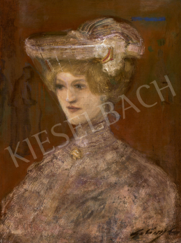  Gulácsy, Lajos - Young Girl in Hat 