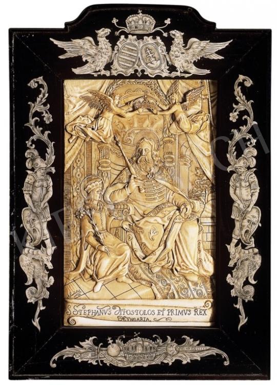 Ismeretlen 18. századi művész - Szent István király és Imre herceg | 14. Aukció aukció / 36 tétel