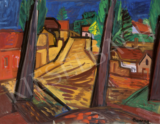  Barcsay, Jenő - Street View in Szentendre | 60th Winter Auction auction / 224 Lot