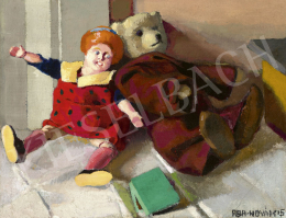 Aba-Novák, Vilmos - Still Life with Toys, 1915 