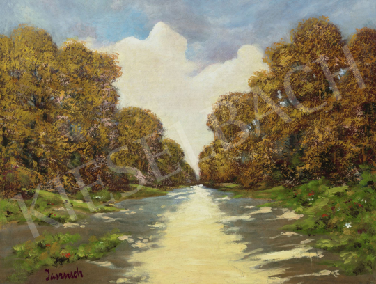  Jaszusch, Antal (Jasszus Antal) - Sunlit Road in the Autumn Forest | 60th Winter Auction auction / 32 Lot