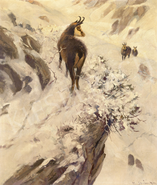  Sovánka, Károly - Chamoises in the High Tatras | 60th Winter Auction auction / 39 Lot