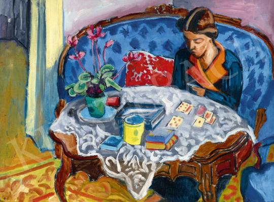  Fenyő György - Pasziánsz, (Hommage á Matisse) | 60. Téli Aukció aukció / 193 tétel