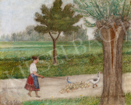 For sale  Benedek, Péter - Goose Herd, 1935 's painting