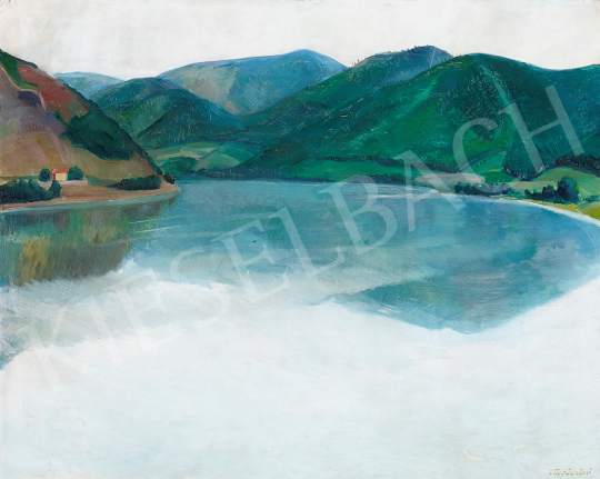 Döbröczöni, Kálmán - The Danube Bend, c. 1930 painting