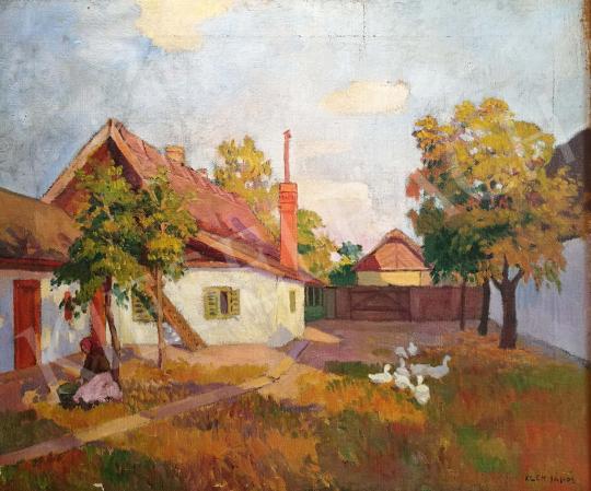 Kléh, János - Courtyard painting