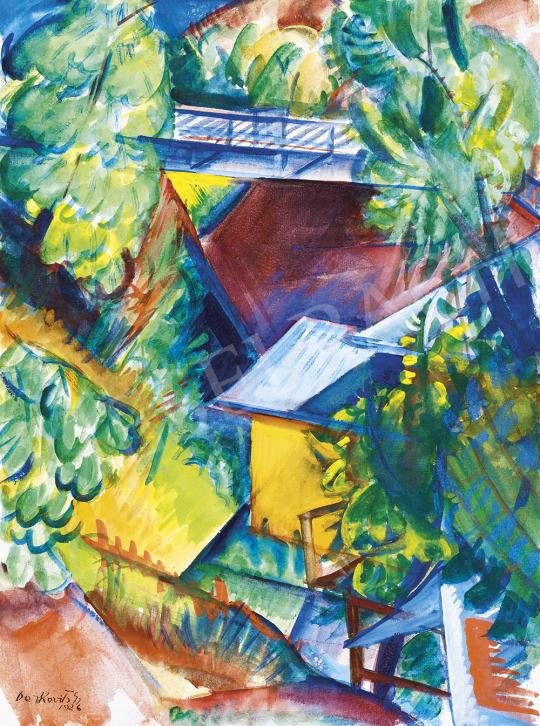 For sale Derkovits, Gyula - Roof Tops, 1926 's painting