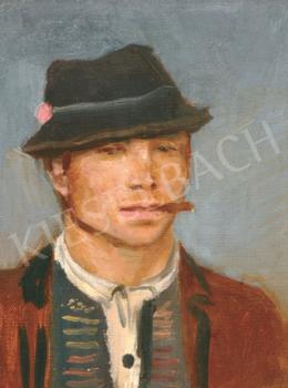  Mednyánszky, László - Smoking Boy in Hat 