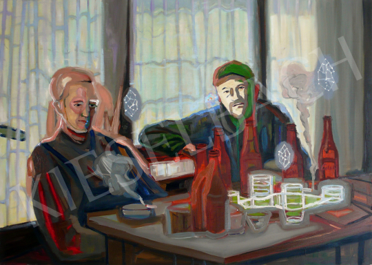  Bukta, Imre - In the shop painting