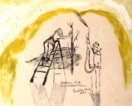  Bukta Imre - Ádám és Éva az almáskertben (1991)