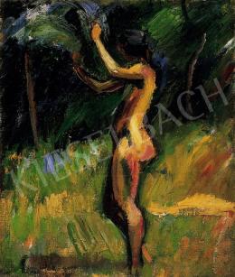 Derkovits, Gyula - Nude in the Open Air, about 1919 