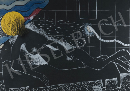  Wahorn, András - Woman in the Bath Room, 1984 painting