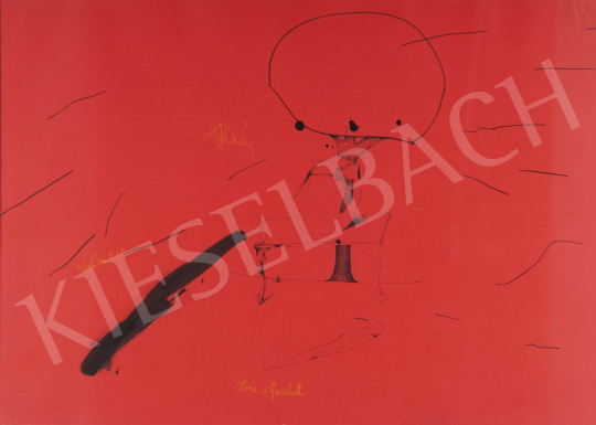  Wahorn, András - Sleep under the Tree, 1981 painting