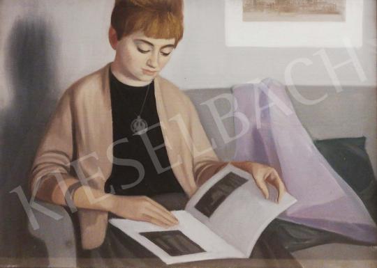Eladó Mácsai István - Olvasó lány festménye