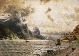 Adelsteen, Normann - Fjord látképe 