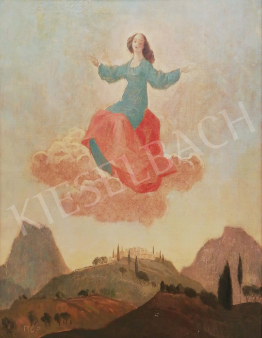  Molnár C. Pál - Mária mennybemenetele festménye