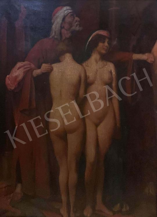 Ismeretlen festő - Rabszolga-kereskedő, 1930-as évek festménye