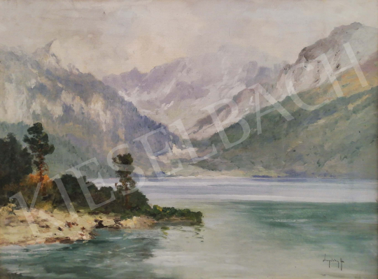 For sale Neogrády, László - Mountain lake 's painting