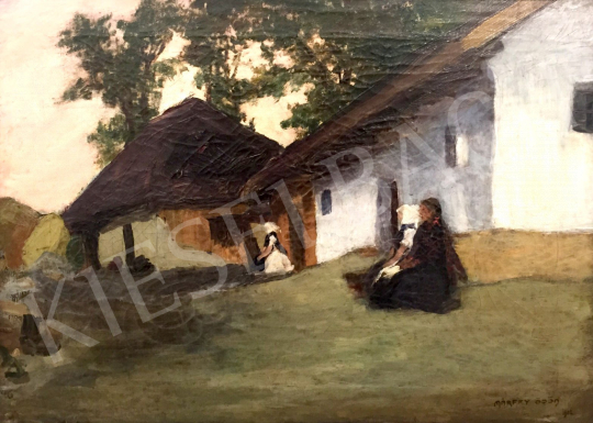  Márffy, Ödön - Twilight scene painting