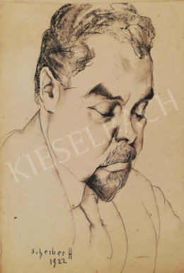  Scheiber, Hugó - Man portrait (1922)